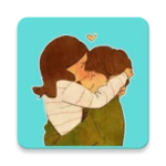 Logo of Couple Love Romantic WAStickerApps android Application 