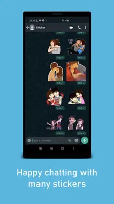 Couple Love Romantic WAStickerApps android App screenshot 0